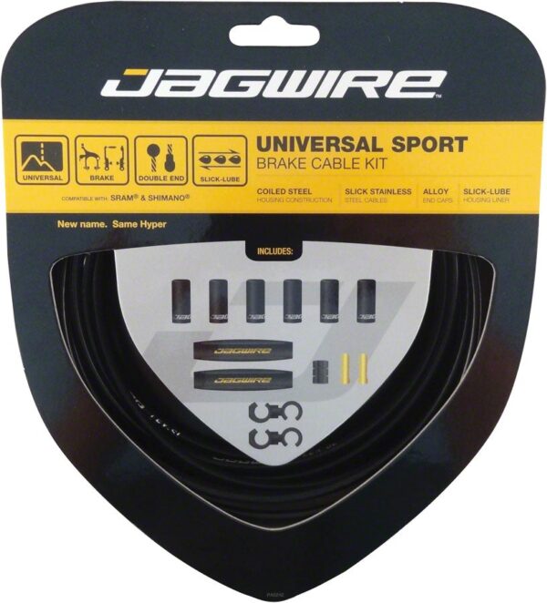 macardi Sport-Bremskabel Set – Universal Fahrrad Bremszug Kit, Schwarz