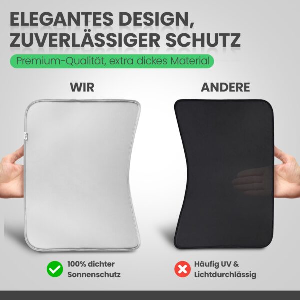 macardi Model Y Juniper Sonnenschutz – UV Schutz & Hitzeschutz für Tesla Innenraum - Image 3