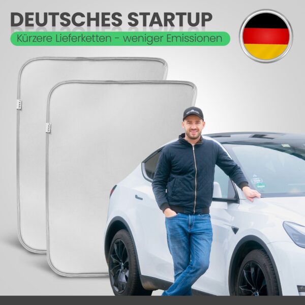 macardi Model Y Juniper Sonnenschutz – UV Schutz & Hitzeschutz für Tesla Innenraum - Image 5