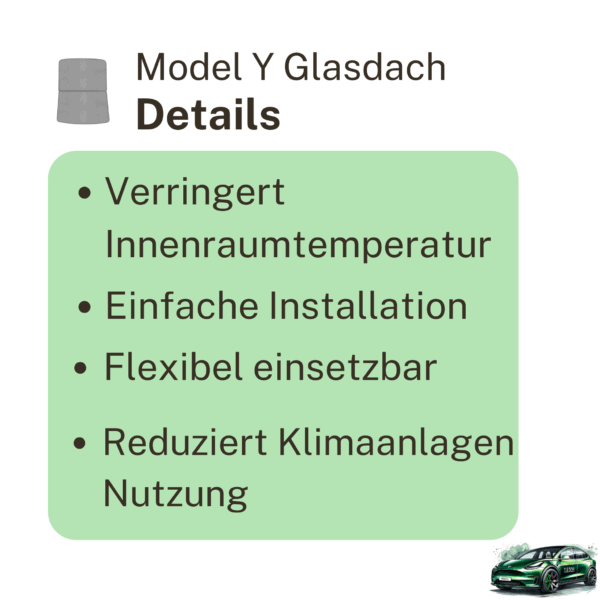 macardi Model Y Juniper Sonnenschutz – UV Schutz & Hitzeschutz für Tesla Innenraum - Image 7
