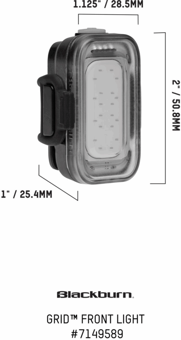 macardi Rücklicht Grid – Helles Fahrrad-Rücklicht mit langer Leuchtdauer - Image 5